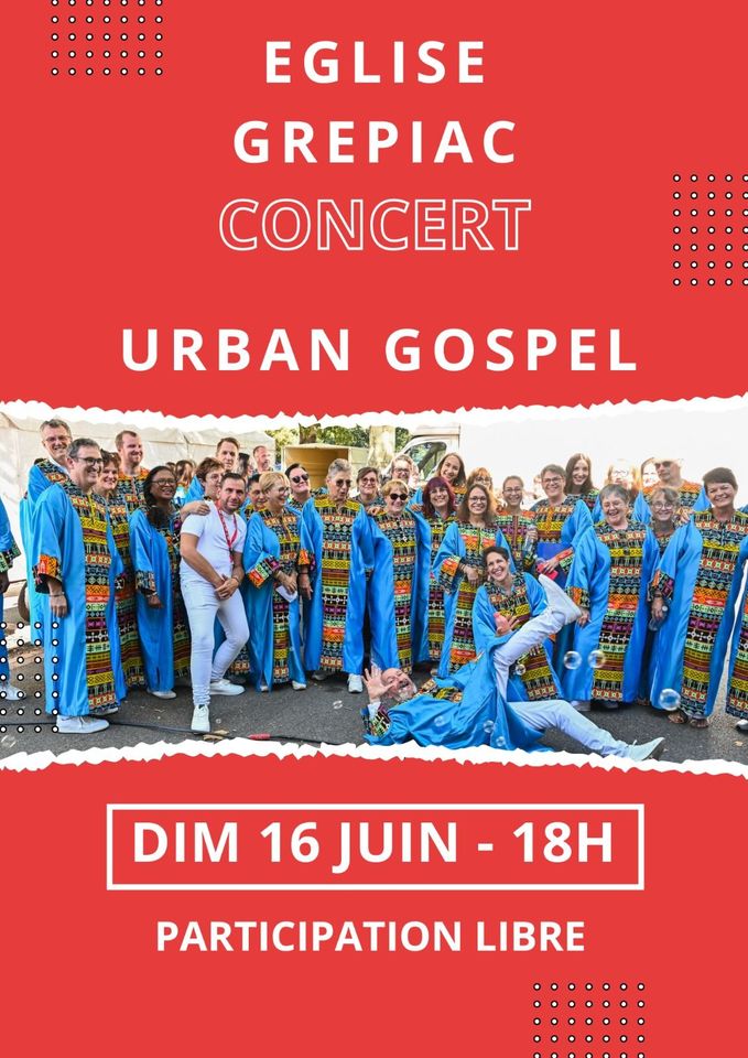 Concert Urban Gospel @ Eglise de Grépiac