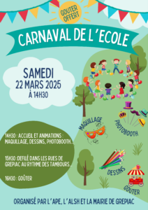 Carnaval de l'école @ Ecole de Grépiac