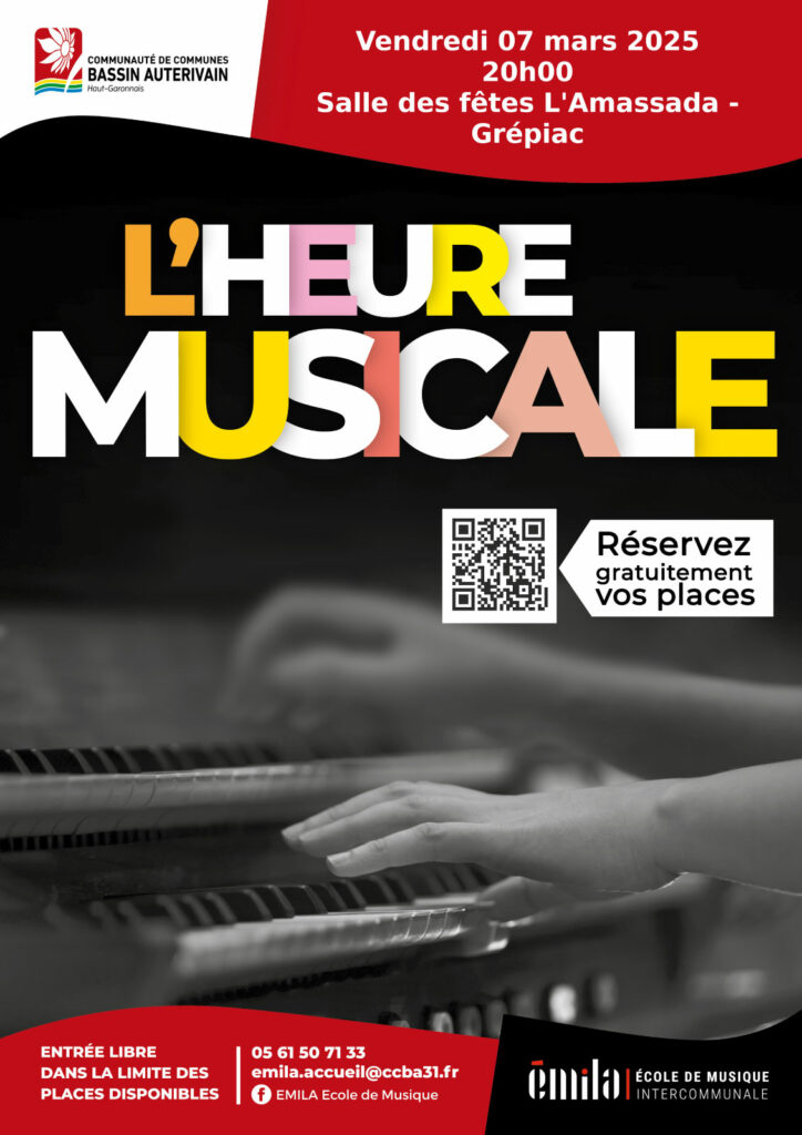 l'heure musicale - école de musique intercommunale @ ESC Amassada