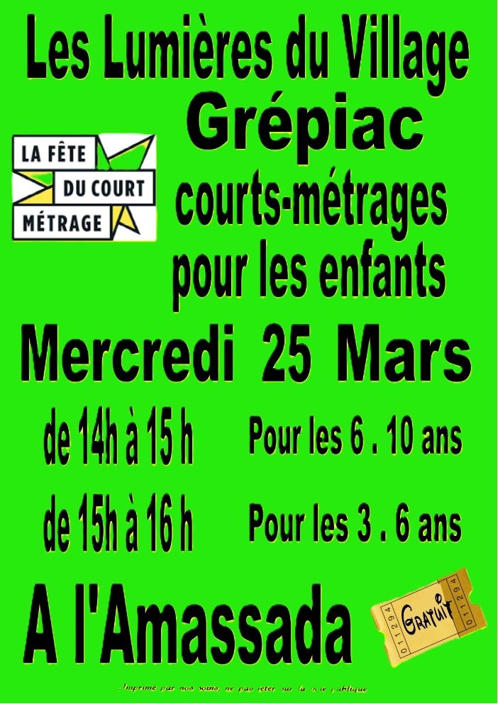Courts métrages pour les enfants @ ESC Amassada