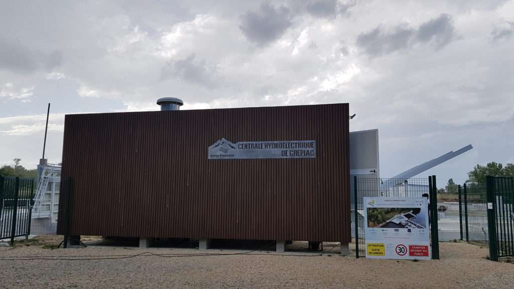 La centrale hydroélectrique à Grépiac